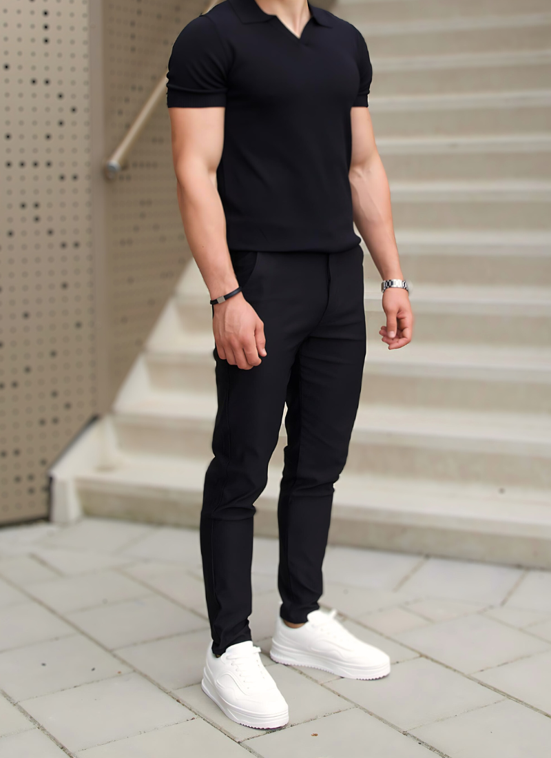 CSONS™ | Lightweight chinos - black