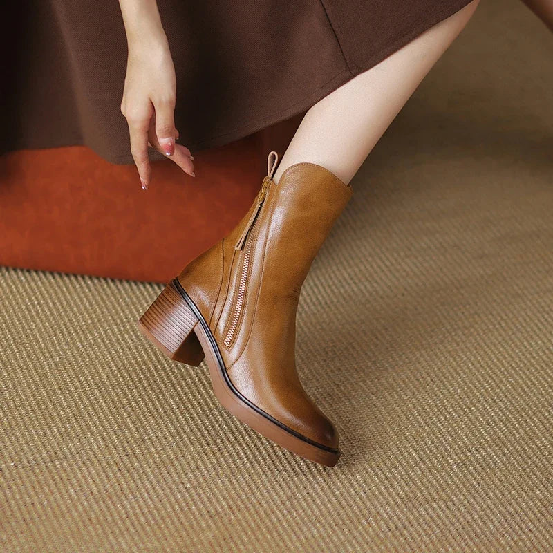 CSONS™ | Leather Ankle Boots