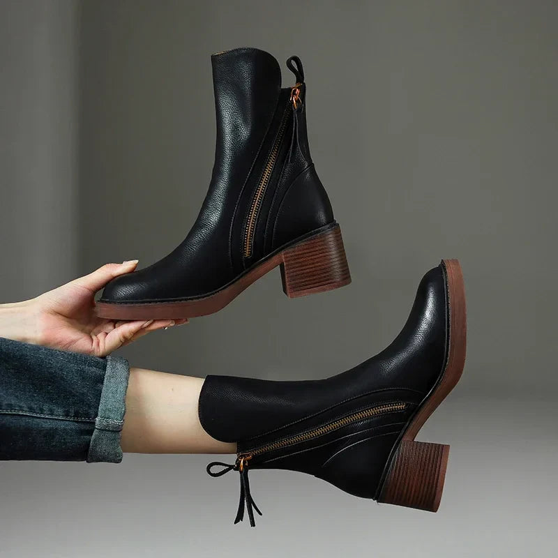 CSONS™ | Leather Ankle Boots