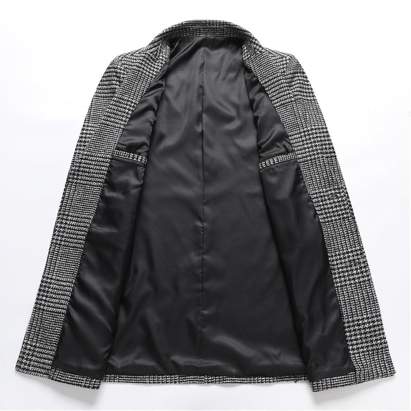 CSONS™ | Bellucci Wool Houndstooth Coat