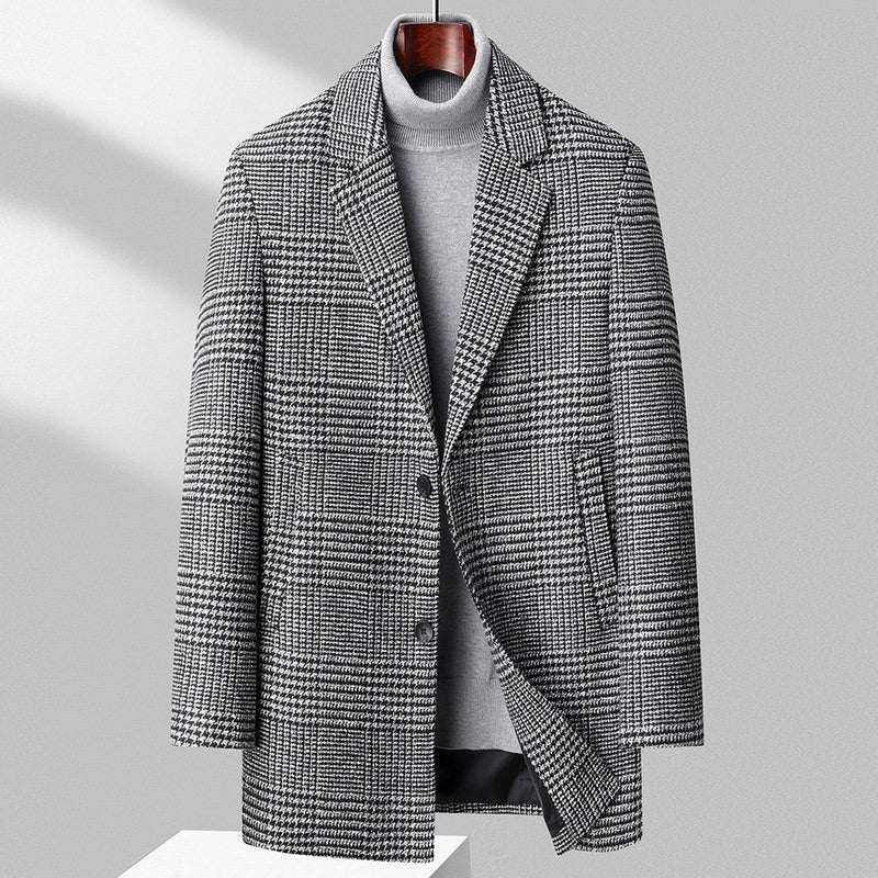 CSONS™ | Bellucci Wool Houndstooth Coat