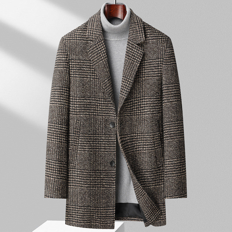 CSONS™ | Bellucci Wool Houndstooth Coat